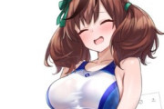 【ウマ娘】競泳水着のネイチャさん…むちむちだ。