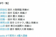 【悲報】ソフトバンク、山川穂高さんの背番号候補33を埋めてしまう