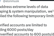 【悲報】イーロンマスク「Twitterの認証済みアカは1日6000件、未認証アカは1日600件しか閲覧できなくするわ」