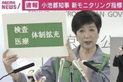 小池都知事「感染者数が休業再要請の基準を超えそうになったから数値基準と東京アラートは廃止します」