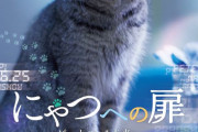 山崎賢人『夏への扉』愛猫・ピートを全面に打ち出したポスター解禁