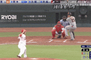 巨人岡本、この打球がホームランにｗｗｗｗｗ