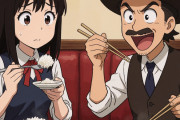洋食屋でフォークの背に白飯を乗せて食べるやつ