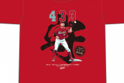 カープ菊池涼介シーズン連続無失策リーグ記録Tシャツ発売！