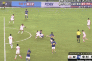 【GIF】中村敬斗さん、ミャンマー戦のスーパーミドル弾が凄すぎる件ｗｗｗｗｗｗｗｗ