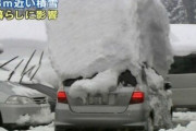 車の上の雪を降ろさずに運転してるアホ多すぎｗｗｗｗｗｗ