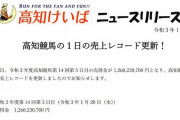 【朗報】高知競馬、二日連続で売上レコード達成wwwww