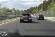いい音。走行距離30万キロ超えのシビックでニュルブルクリンクを攻める3カメ動画。