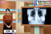【画像】ﾃﾞｶﾊﾟｲ女子アナが胸チラｗｗｗｗｗ