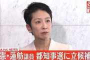 【都知事選】立憲・蓮舫、幅広い支持を得るため無所属で出馬「小池さん、与野党全面対決よ」　立民「共産党や市民団体とともに！」