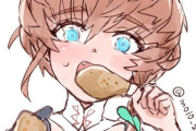 【FGO】ゴッホちゃんイラスト！！　チキンを食べるゴッホちゃん可愛いです！！