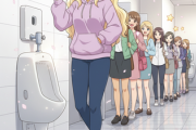 【朗報】女子トイレ行列問題、女性用の小便器を設置する事で解決