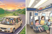 お盆の帰省は、妻が「新幹線のほうが楽」と譲りません。東京から大阪まで家族4人だと往復「10万円」近くかかるため、私は車で節約したいのですが、実際の費用はどれくらい違うのでしょうか？