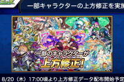 【速報】「ワルプルギス」「天草四郎」「キスキル・リラ」など、限定キャラクター大量『上方修正』決定ｷﾀ━━━━(ﾟ∀ﾟ)━━━━!!!【モンスト】