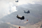 【速報】韓国の山火事に陸軍ヘリ35機を投入して総力戦「もう対応に限界が･･･」たすけて