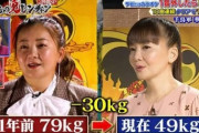華原朋美さん（49kg）