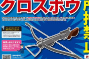 クロスボウ(洋弓銃)の所持を原則禁止、改正銃刀法が施行…許可制に！