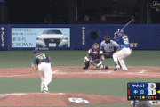 中日、盗塁死でゲームセット