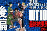『ワンピース』キャラクター世界人気投票、最終結果が発表！堂々の第1位は…！