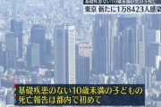 コロナ感染した基礎疾患のない10歳未満の女児が即死、トキオ変異株か?