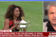 大坂選手会見拒否で罰金、海外反応
