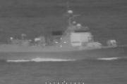 中国軍艦、オーストラリア機にレーザー照射