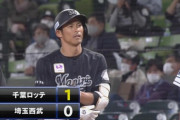 荻野タイムリーでロッテ先制！しかし田村の様子が…