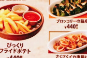 【芋不足】びっくりドンキーも14日からポテト休止 うちの輸入物フライドポテトはこだわりのある商品なので北海道産などで代替することは出来ぬ