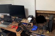 【画像】こどおじボクのPC机周り