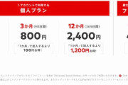 Nintendo Switch Onlineに従量制みたいなプランを用意して欲しい思ってるのは俺だけ？