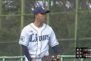 西武豆田、リリーフで6回107球2失点の粘投！