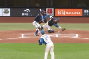 【速報】日ハム田宮のパスボールでランナー生還...勝ち越し許す