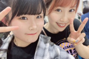 【STU48】池田裕楽＆増田有華(元AKB48)、新旧歌姫のツーショット?