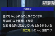 【衝撃】誰にも看取られず死後8日以上経って発見される人、2万1千人
