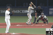 オリックス０ー３阪神　５回表　近本光司　２点タイムリー３ベースヒット
