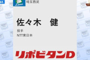 西武ドラフト2位は佐々木健！富士大出身の左腕