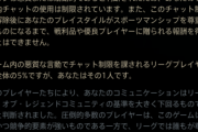 【LOL】なんで真っ当な文句言っただけでチャットBANされなきゃいけないんだ