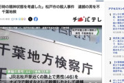 【千葉】面識のない男性をナイフで刺して殺害した容疑者、不起訴処分　検察「犯行時の精神状態を考慮した」