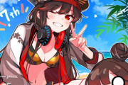 【FGO】水着のノッブイラスト！！　水着ノッブ可愛いです！！