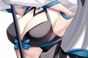 【FGO】 はりもじさんのモルガン様イラスト！！　おへそ見える服いいです////////