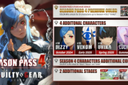 【GGST】シーズンパス4のDLCキャラが発表。クイーン・ディズィー、ヴェノム、ユニカ、ルーシーの4キャラが参戦。「サイバーパンク: エッジランナーズ」とコラボ