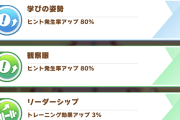 【ウマ娘】育成応援したいならさ、もっと手を付けるところあるよね？