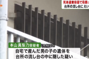 「夫に知られたくなかった」 自宅で出産した赤ちゃんを流し台に放置　死体遺棄の疑いで女を逮捕