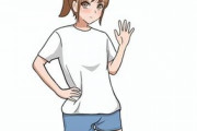 【画像】この太ももを露にしている短パン女子、何歳に見える？