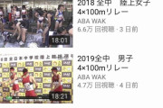 【悲報】女子中学生の陸上大会、なぜか50万再生もされる