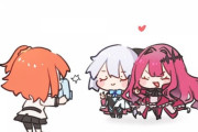 【FGO】トリ子とモルガン様のツーショットを取るぐだ子！！　母娘そろってのツーショットいいね！！