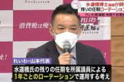 山本代表、任期使い回す方針を「れいわローテーション」と命名したと発表