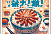 【美味】ウインナーが主役！止まらぬ白米どんぶりレシピ公開