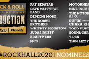 ＜ロックの殿堂＞2020年度ノミネート・アーティスト発表