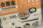 「本物より高くねw」  吉野家の牛丼フィギュアが話題
